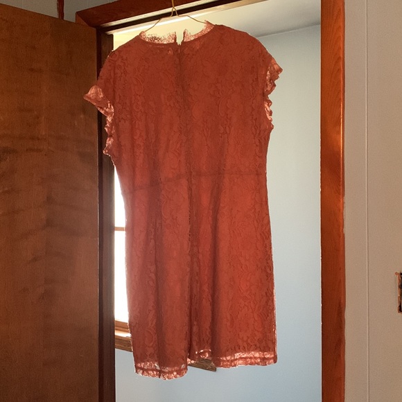 Lace pink dress - Picture 2 of 7